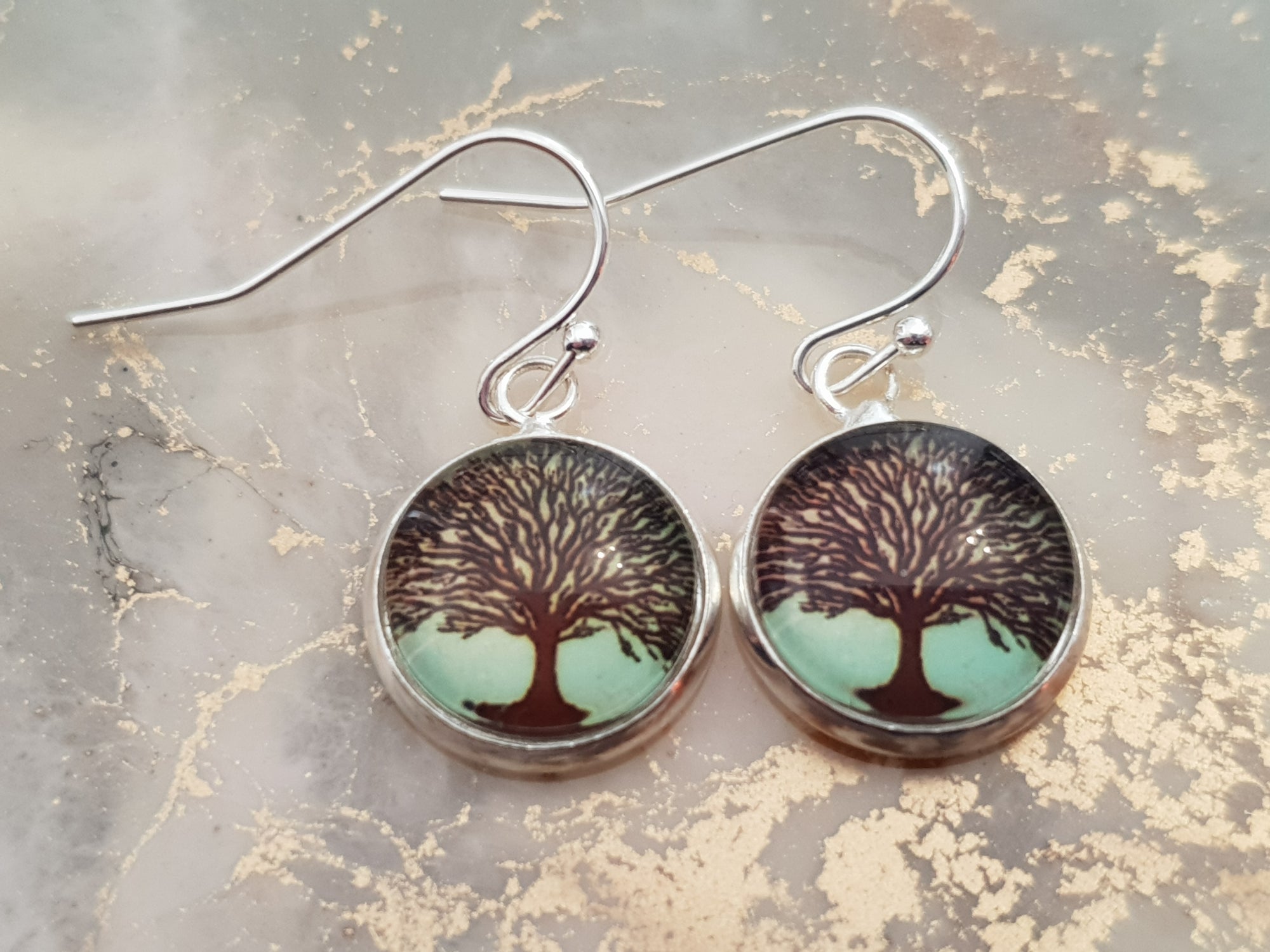 Tree of Life Dangle Earrings | Ella & Fern