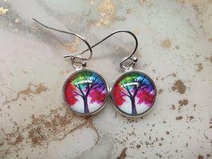 Bright Afternoon Tree Dangle Earrings | Ella & Fern