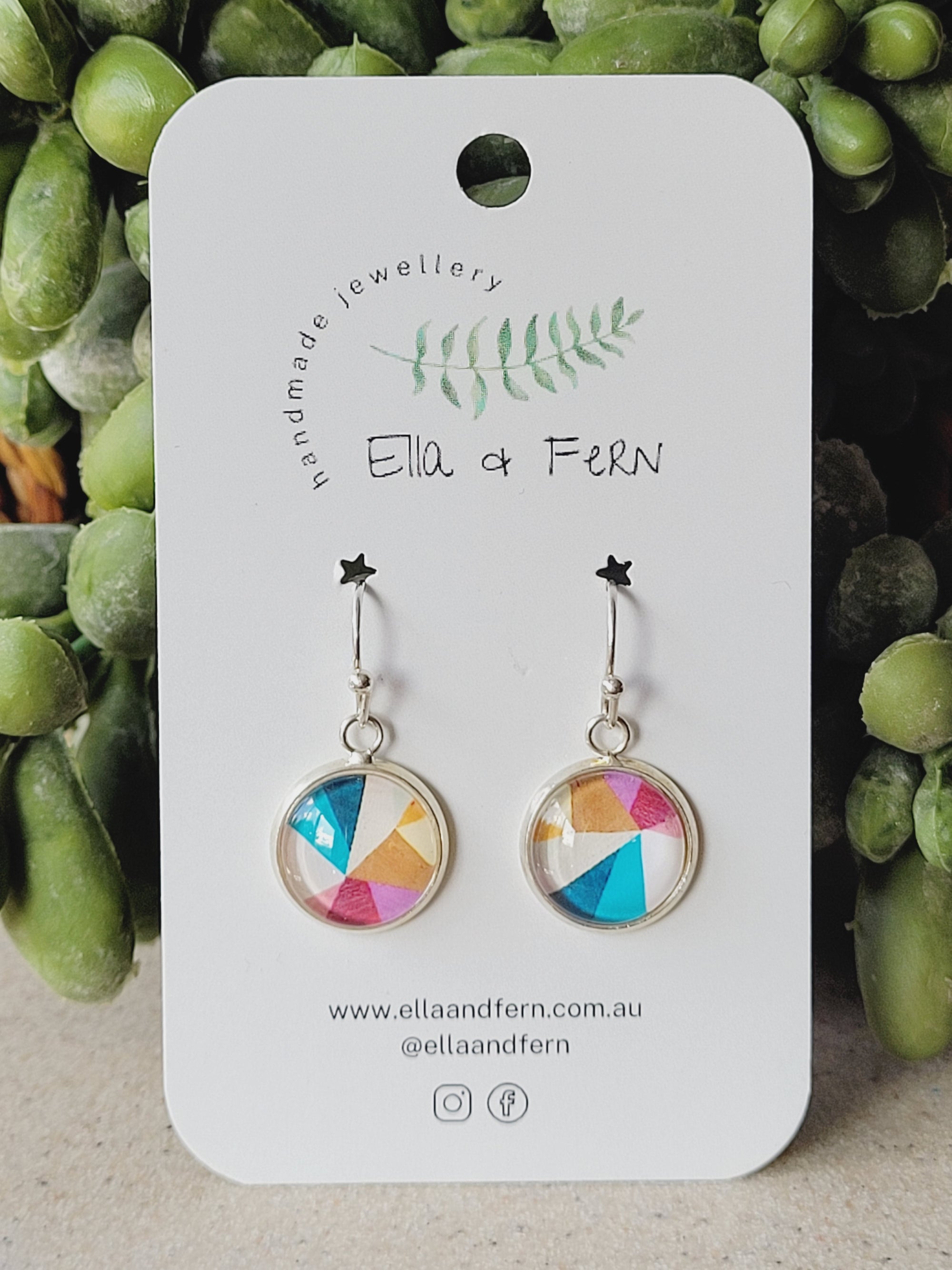 Edgy Dangle Earrings | Ella & Fern