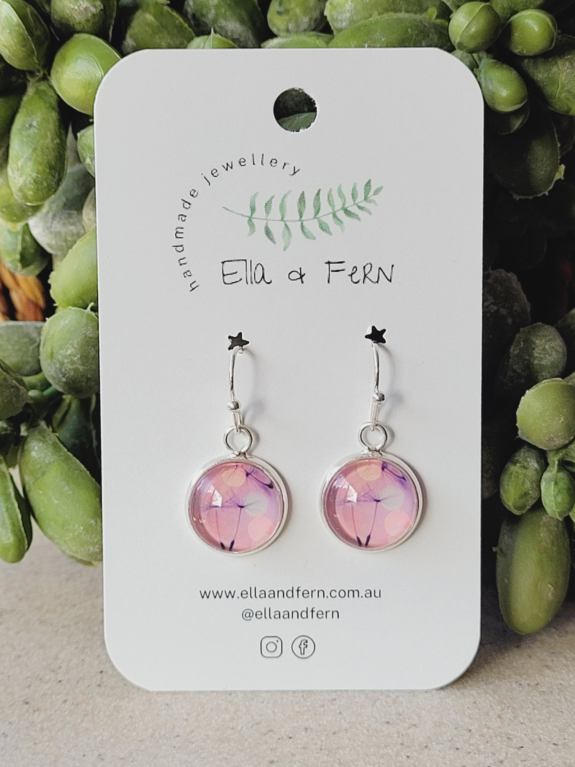 Dandelion Days Dangle Earrings | Ella & Fern