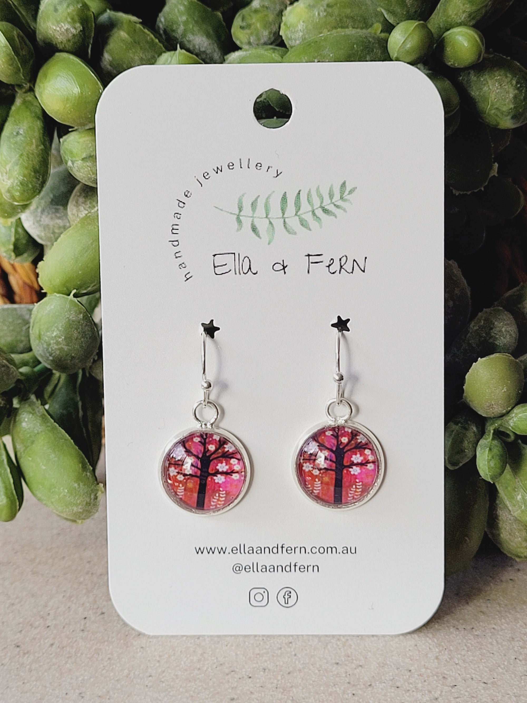 Blossom Trees Dangle Earrings | Ella & Fern