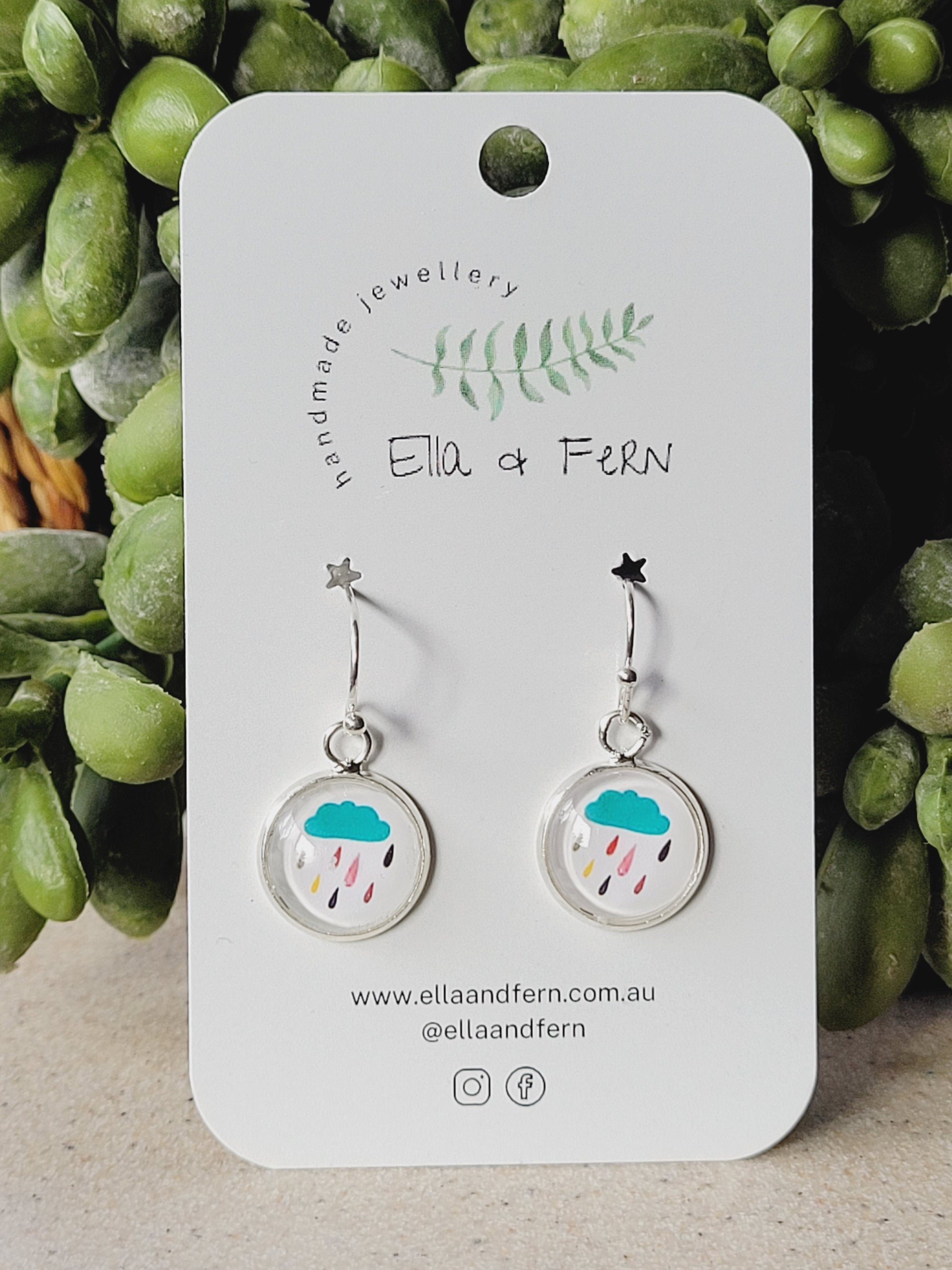 Rainy Day Dangle Earrings | Ella & Fern