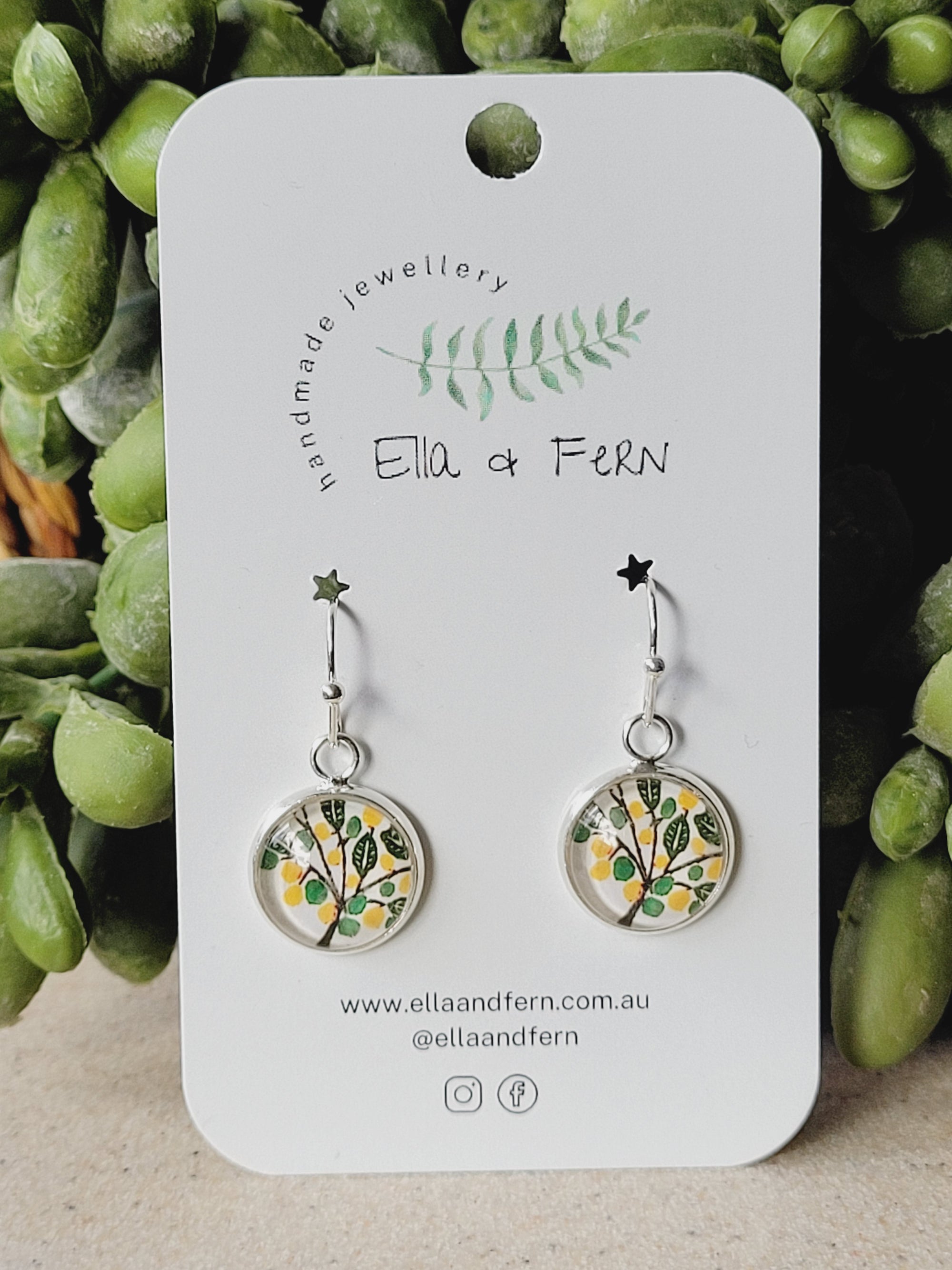 Single Tree Dangle Earrings | Ella & Fern