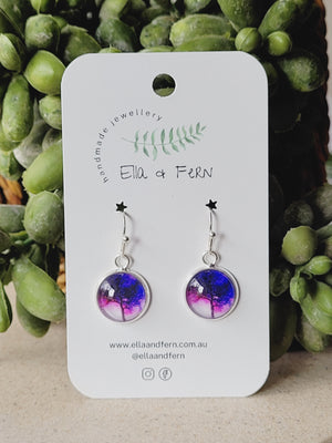 Midnight Trees Dangle Earrings | Ella & Fern