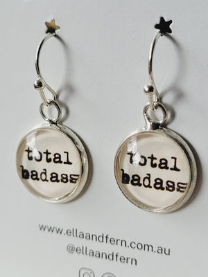 Total Badass Dangle Earrings | Ella & Fern