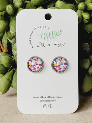 Friendly Flower Patch Stud Earrings | Ella & Fern