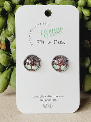 Tree of Life Stud Earrings | Ella & Fern