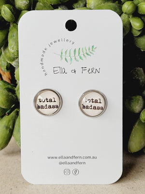 Total Badass Pop Stud Earrings | Ella & Fern