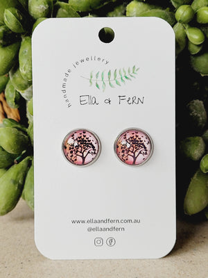 Apricot Trees Stud Earrings | Ella & Fern