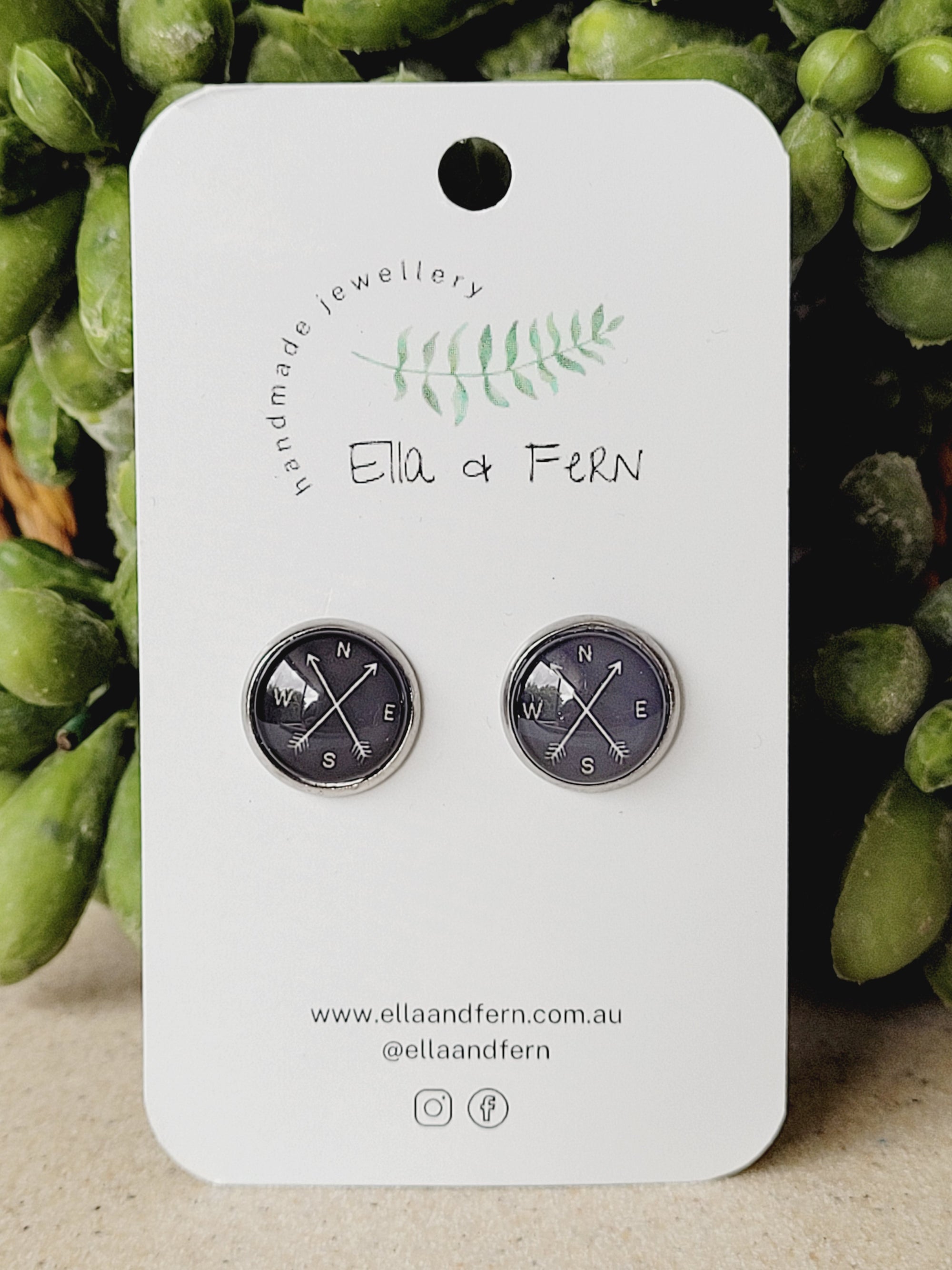 Directional Pop Stud Earrings | Ella & Fern