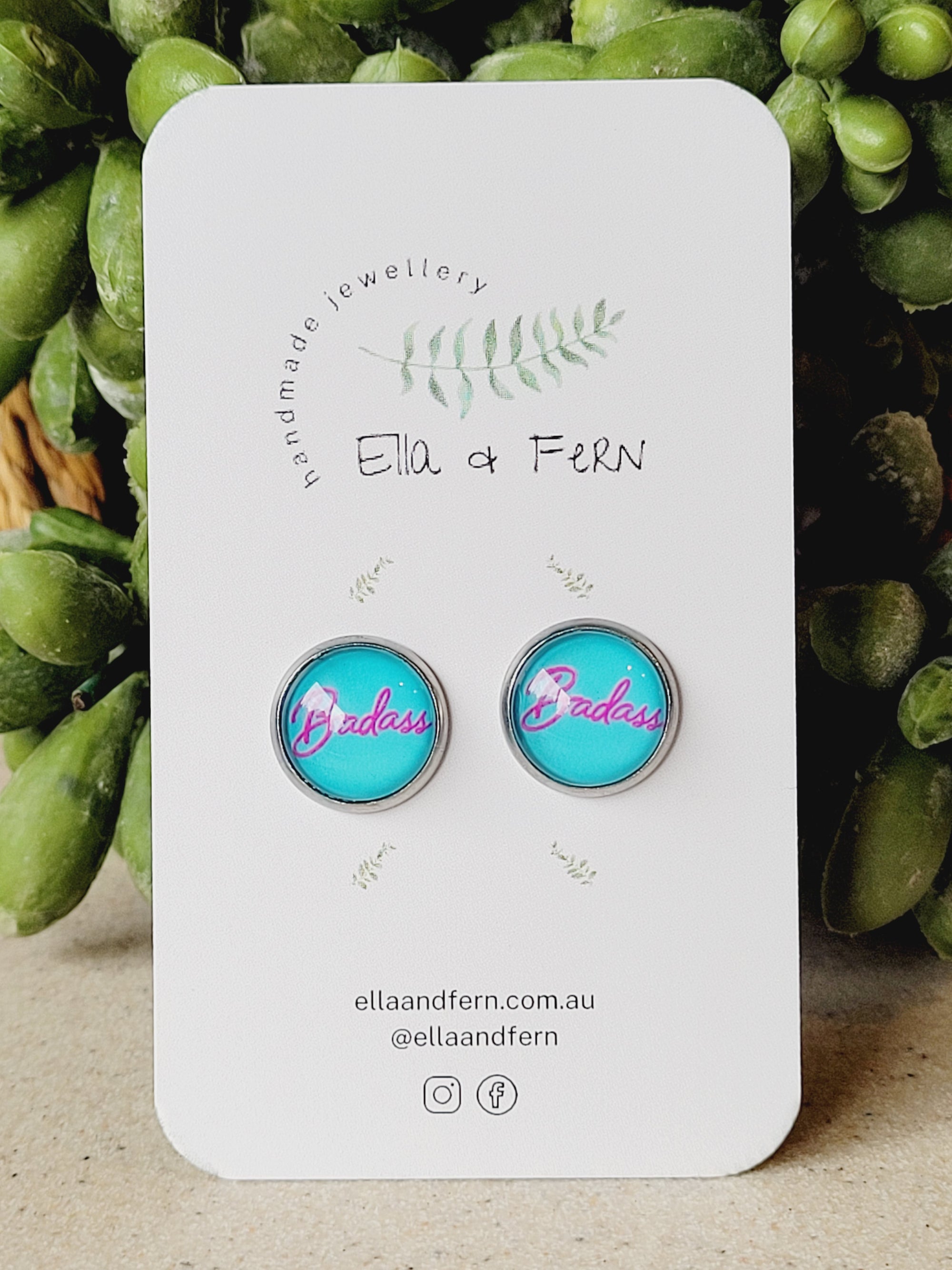 Badass Pop Stud Earrings | Ella & Fern