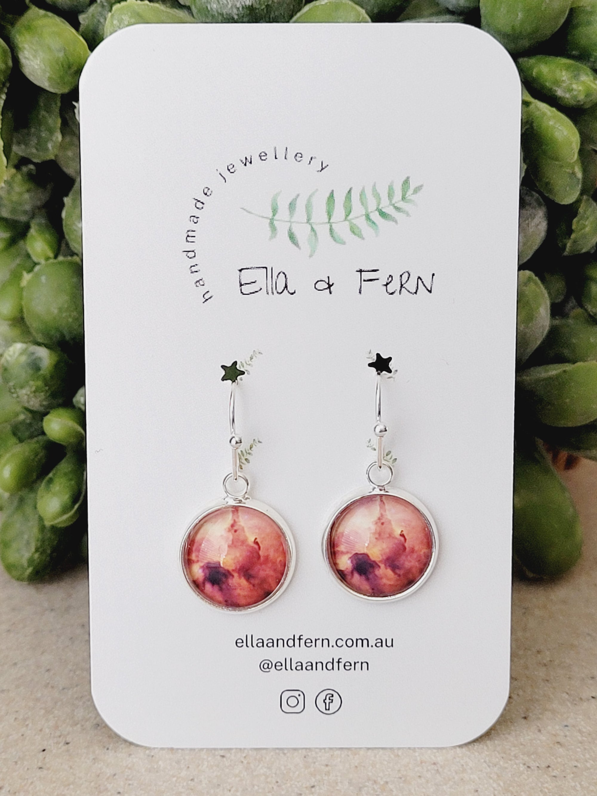 Apricot Skies Dangle Earrings | Ella & Fern