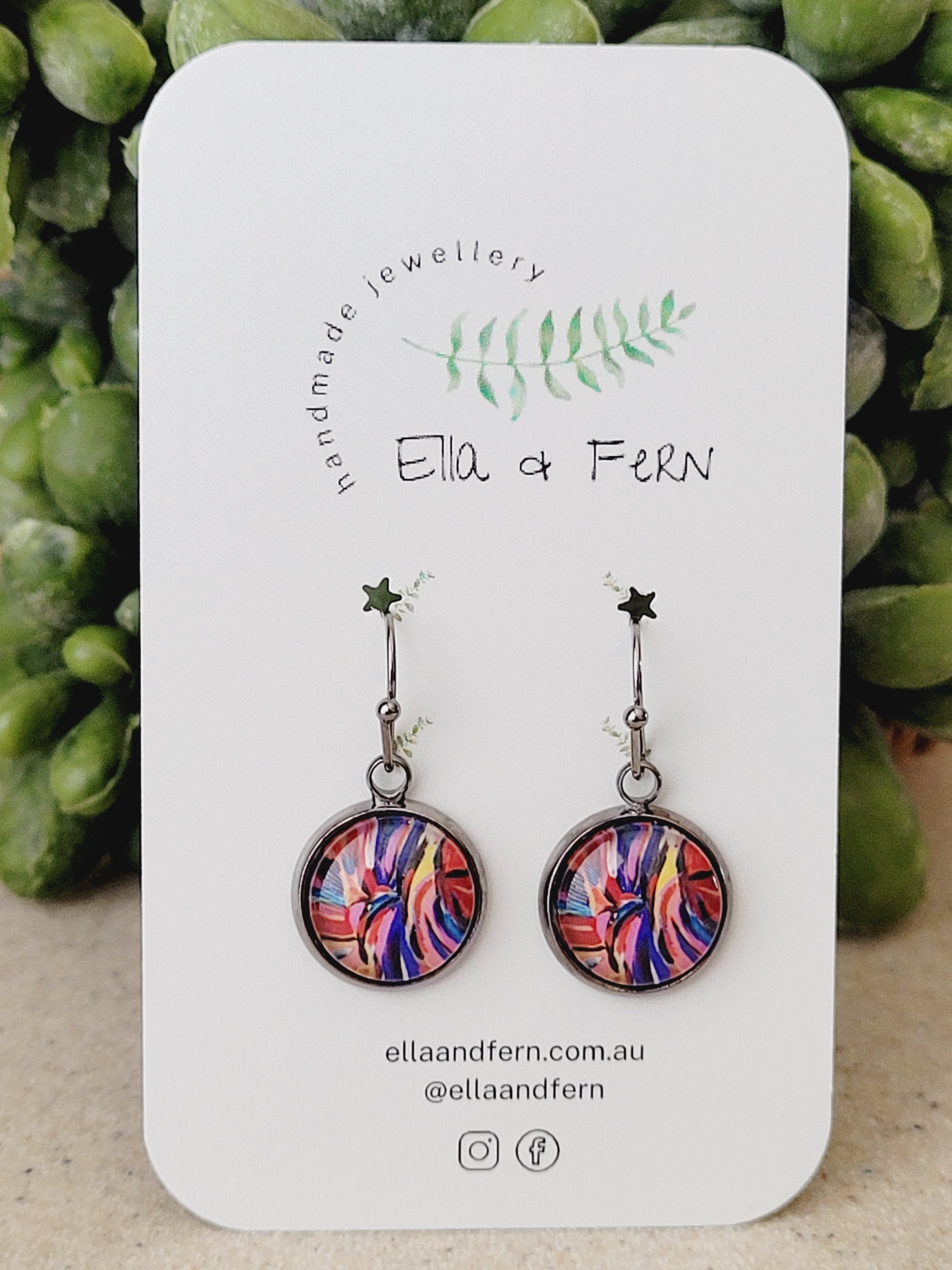 Whirlwind Dangle Earrings - Art by JP Artistry | Ella & Fern