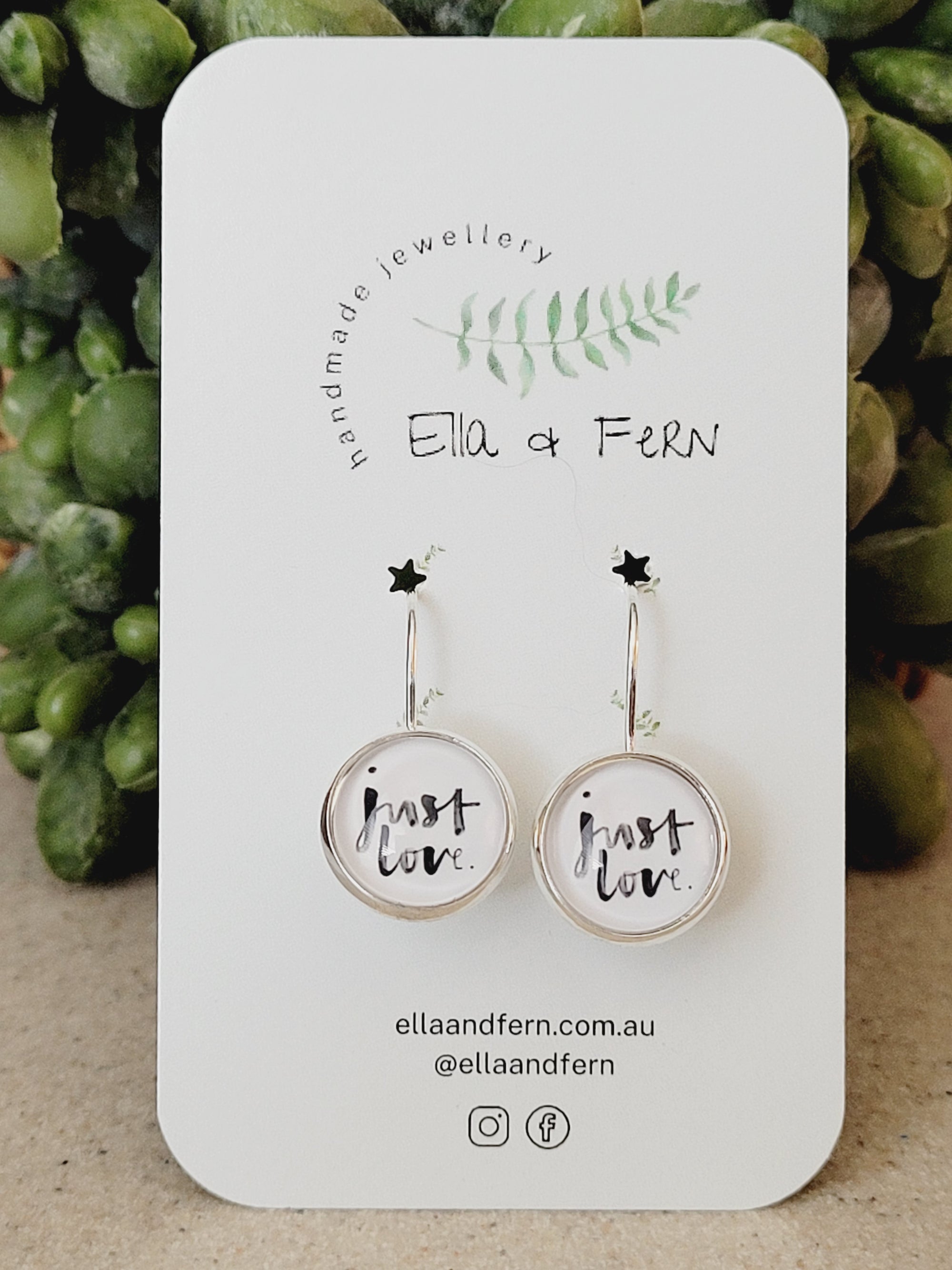 Just Love Lever Back Earrings | Ella & Fern