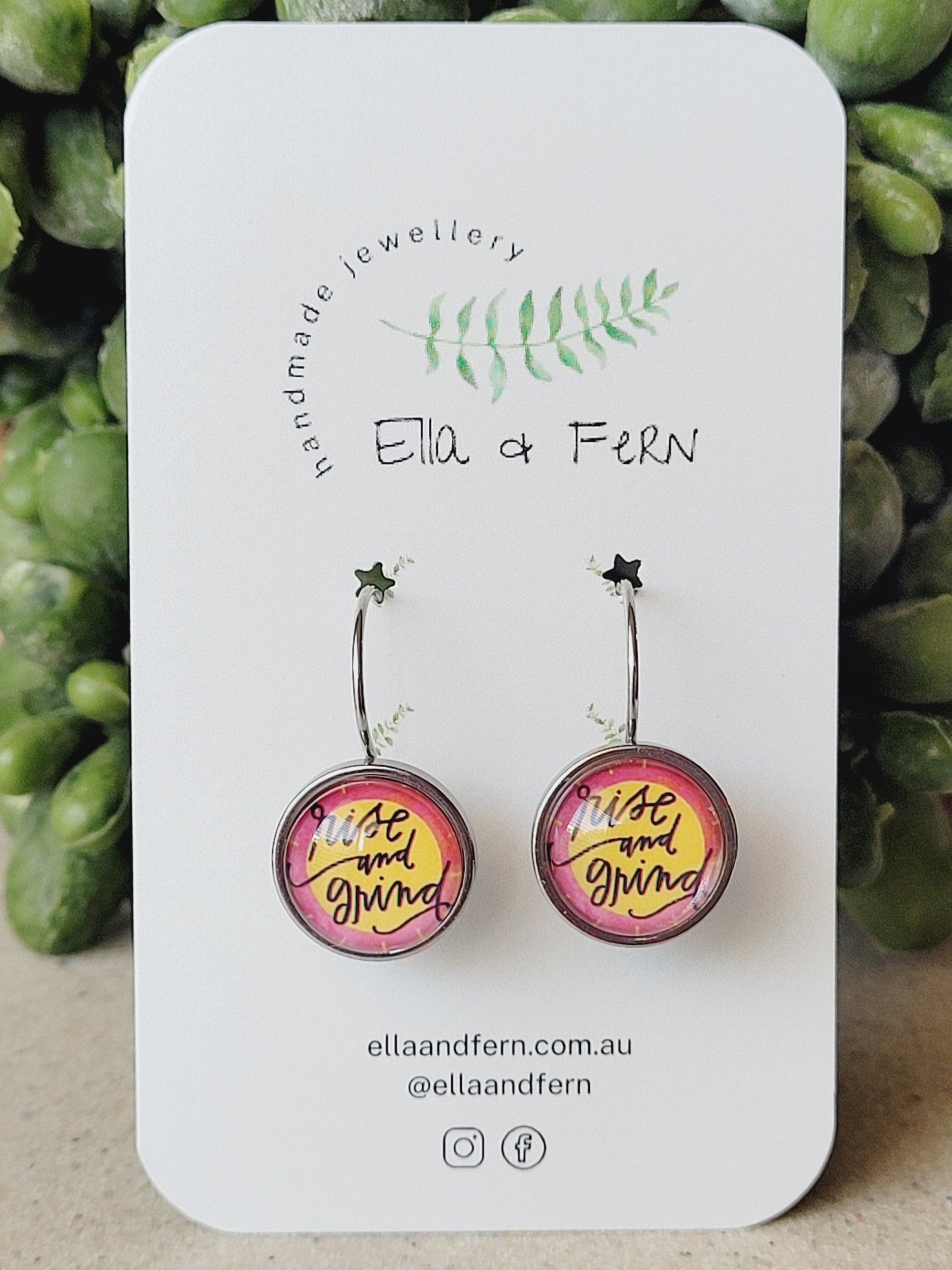 Rise and Giving Lever Back Earrings | Ella & Fern