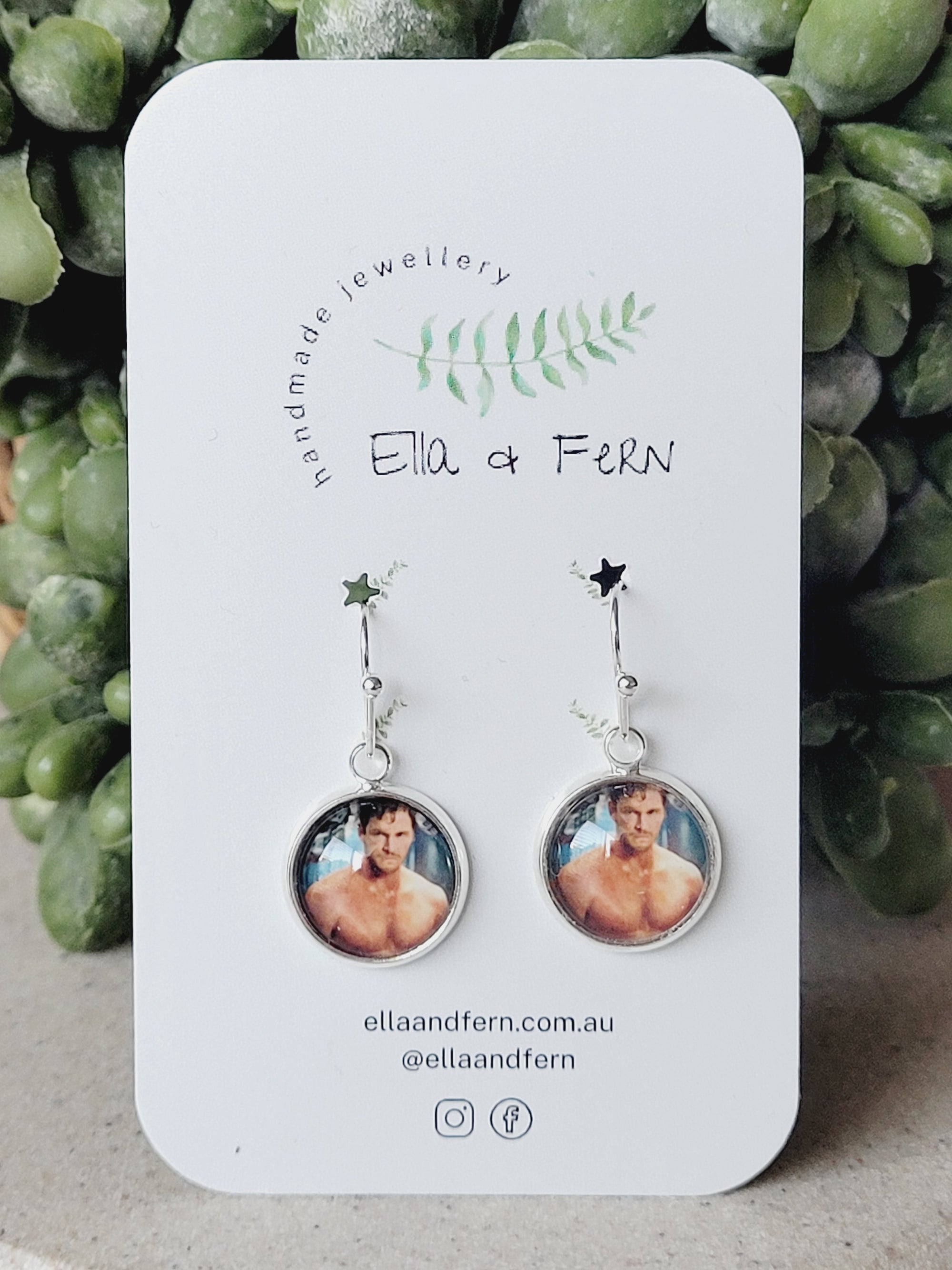 Hot Guy Dangle Earrings | Ella & Fern