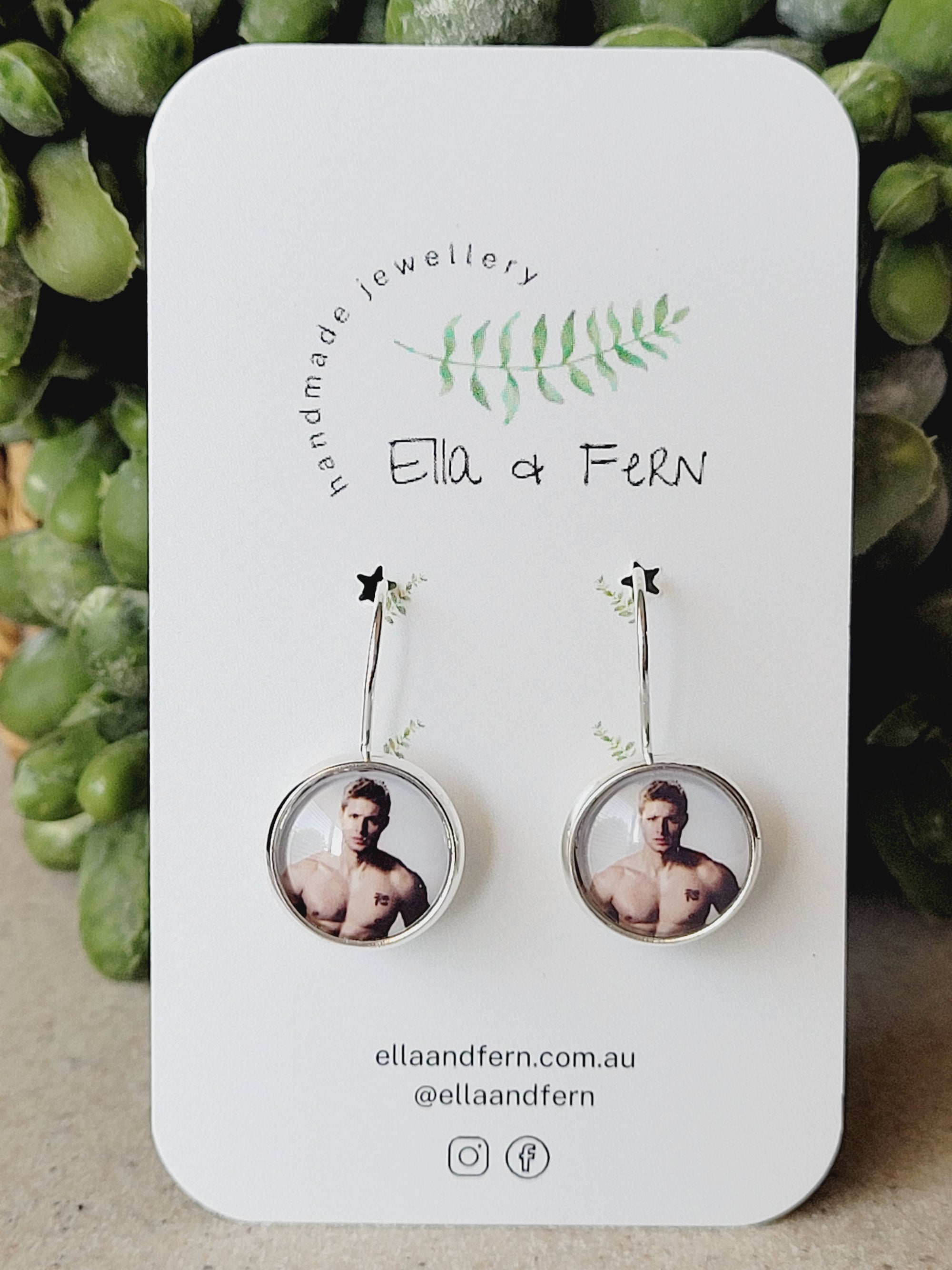 Hot Guy #2 Lever Back Earrings | Ella & Fern