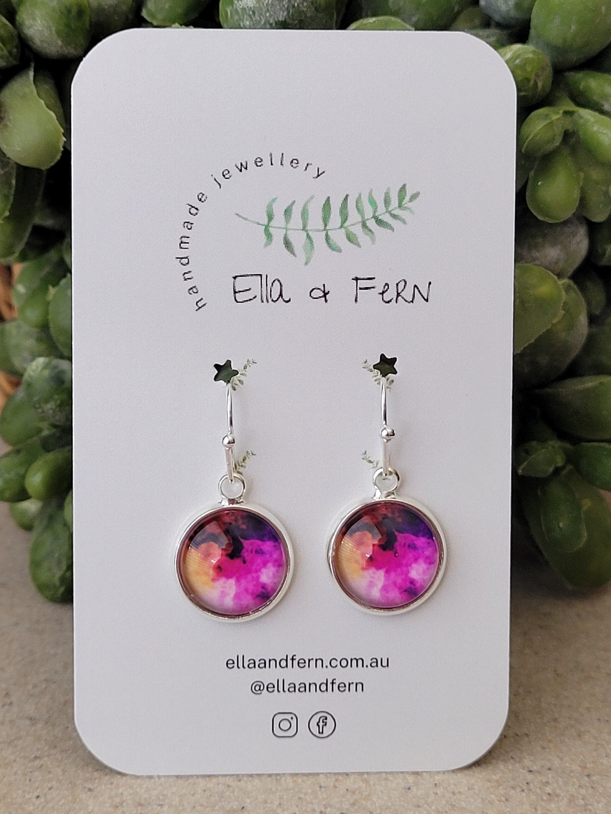 Apricot Sunset Dangle Earrings | Ella & Fern