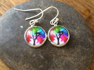 Bright Afternoon Tree Dangle Earrings | Ella & Fern